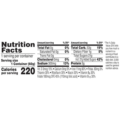 Kellogg's Frosted Flakes Cereal Cups – Fat-Free Nutritious Breakfast with 8 Vitamins and Minerals, 12 Count