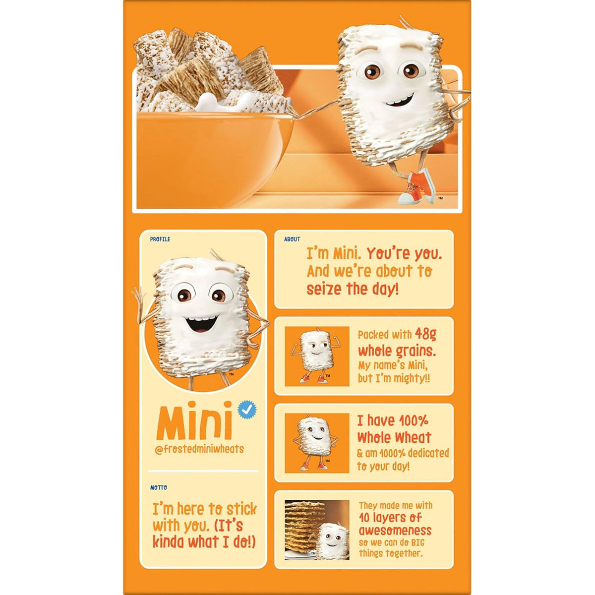 Kellogg’s Frosted Mini-Wheats – Low-Fat Whole Grain Cereal for Mindful Mornings and IBS-C Digestive Support, 29.5oz Giant Box
