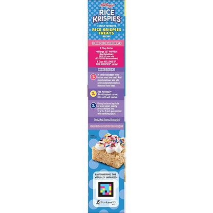 Kellogg's Rice Krispies Cereal – Cozy Housewarming Pantry Bundle for a New Home Kitchen, 24oz x 2