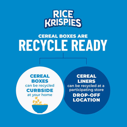 Kellogg's Rice Krispies Cereal – Heart-Smart Pantry Staple for Mindful Mornings, Giant 24oz Box