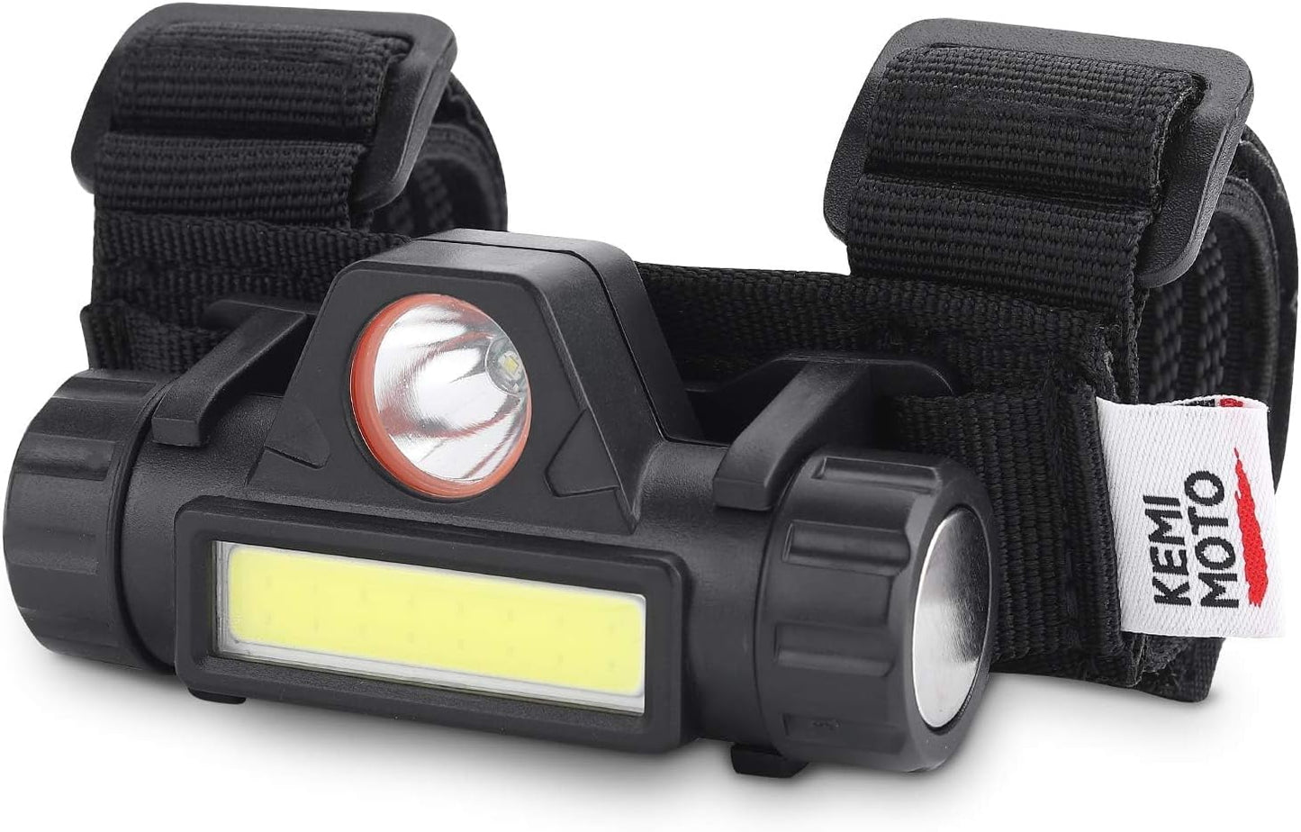 KEMIMOTO Roll Bar Work Light for UTV ATV Jobsite Tasks and Ranch Fieldwork Rechargeable Dual Mode 1.5-2.0 in Clamp