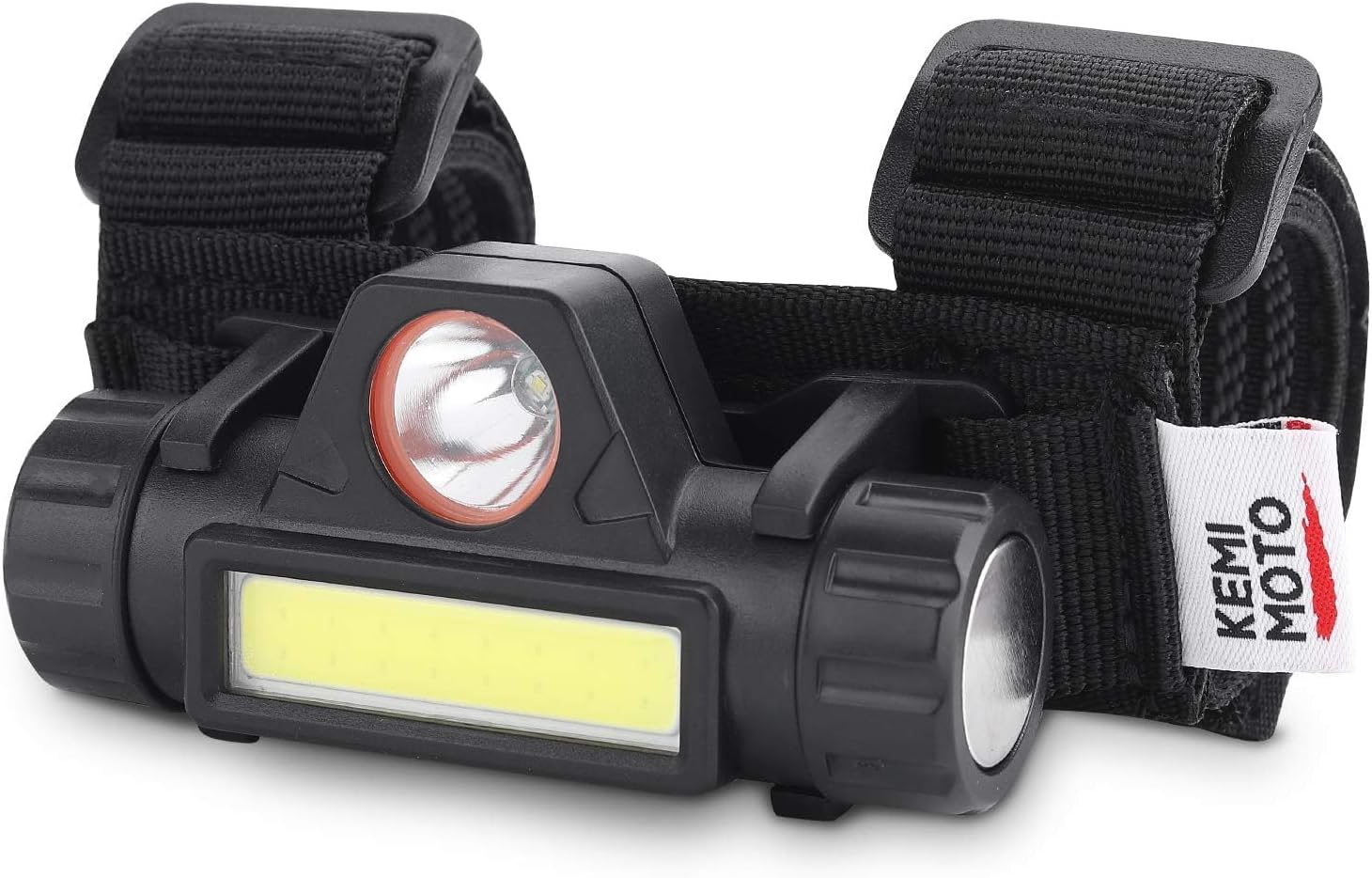 KEMIMOTO Roll Bar Work Light for UTV ATV Jobsite Tasks and Ranch Fieldwork Rechargeable Dual Mode 1.5-2.0 in Clamp