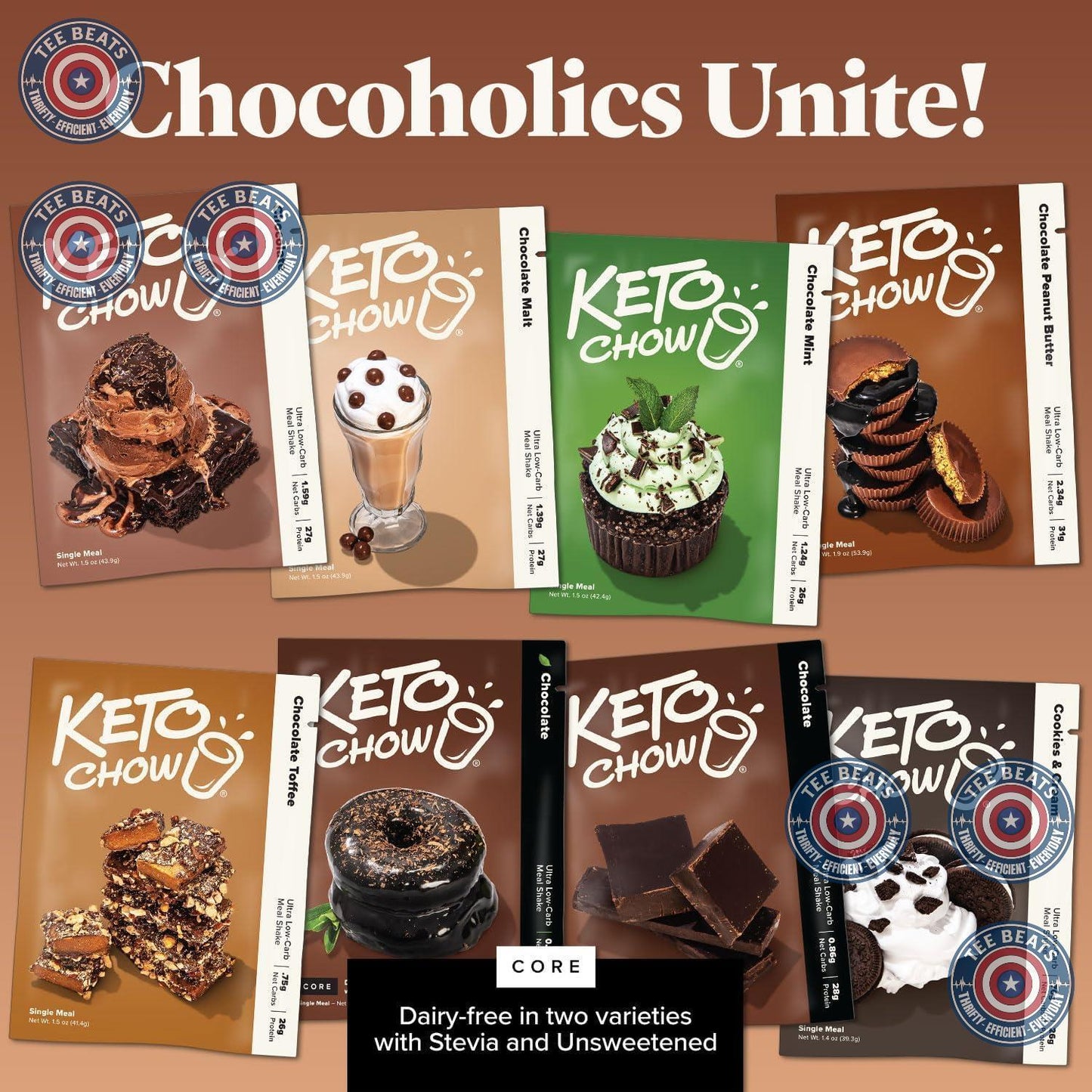Keto Chow Chocolate Toffee – Thoughtful Keto Gift for Her Birthday and Holiday Present Giving