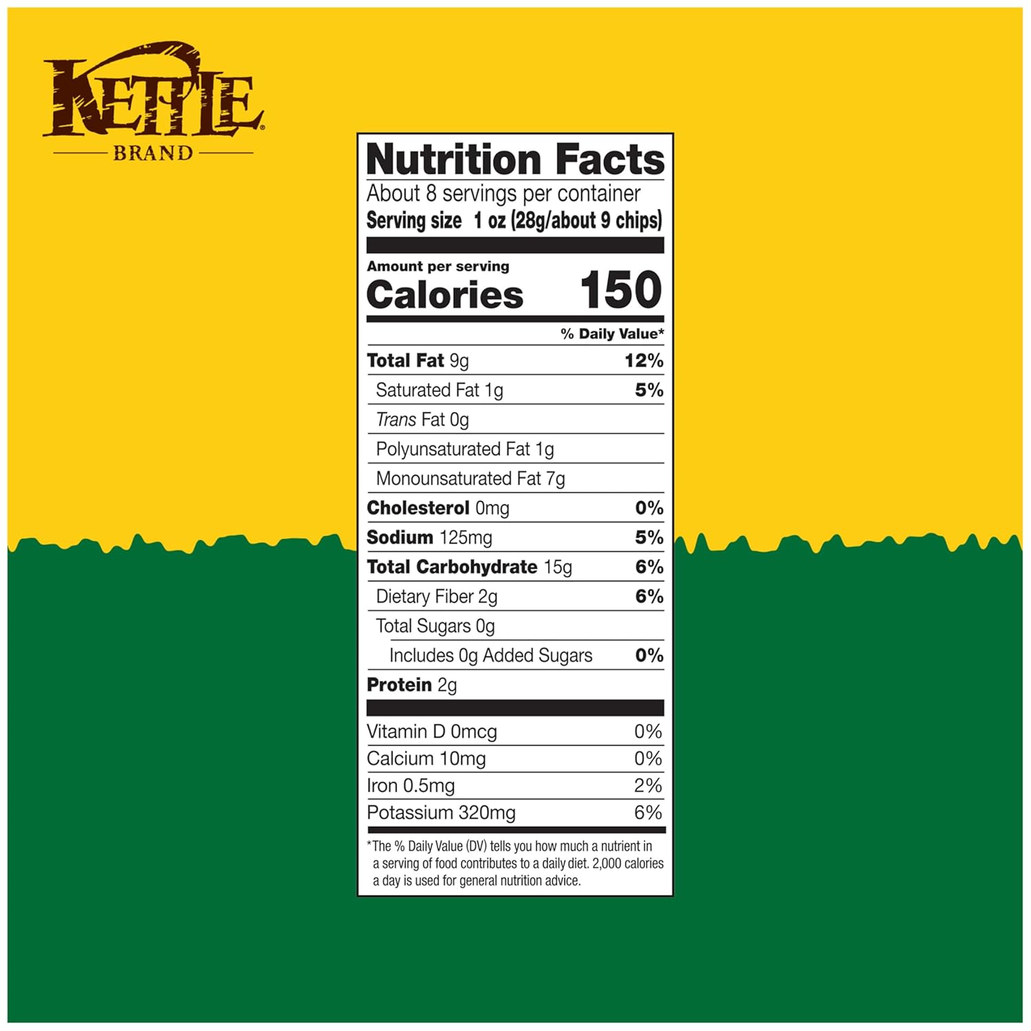 Kettle Brand Potato Chips Backyard Barbeque Kettle Chips, 2-Pack – Family-Size Kettle Chips for After-School Snacking