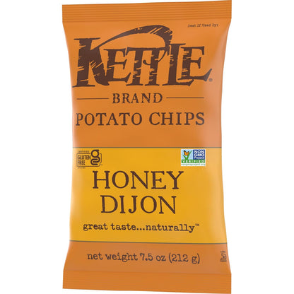 Kettle Brand Potato Chips Krinkle Cut Truffle and Sea Salt, 7.5 Oz – Premium Clean-Label Chips for Relaxing at Home