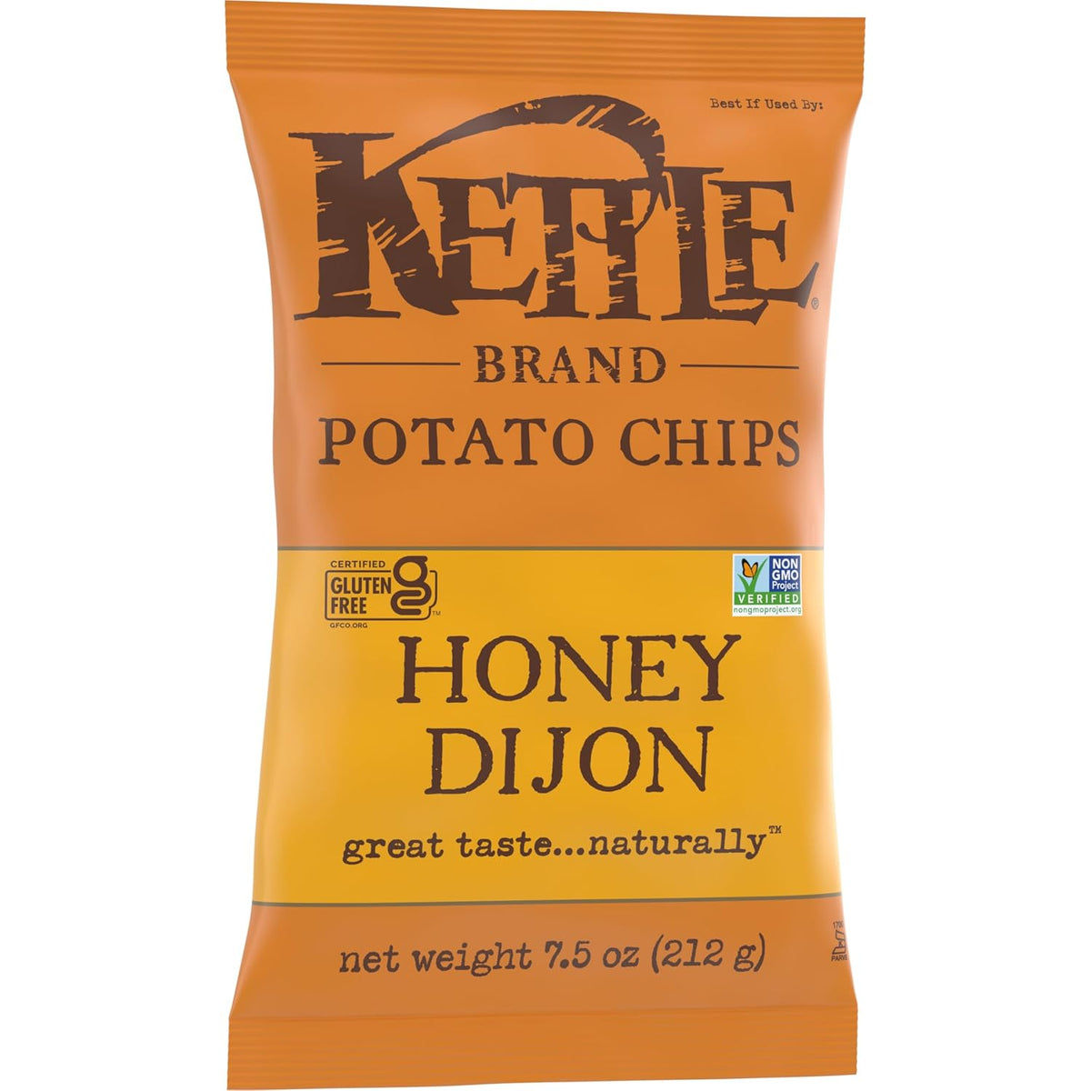 Kettle Brand Potato Chips Krinkle Cut Truffle and Sea Salt, 7.5 Oz – Premium Clean-Label Chips for Relaxing at Home