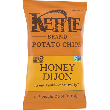 Kettle Brand Potato Chips Krinkle Cut Truffle and Sea Salt, 7.5 Oz – Premium Clean-Label Chips for Relaxing at Home