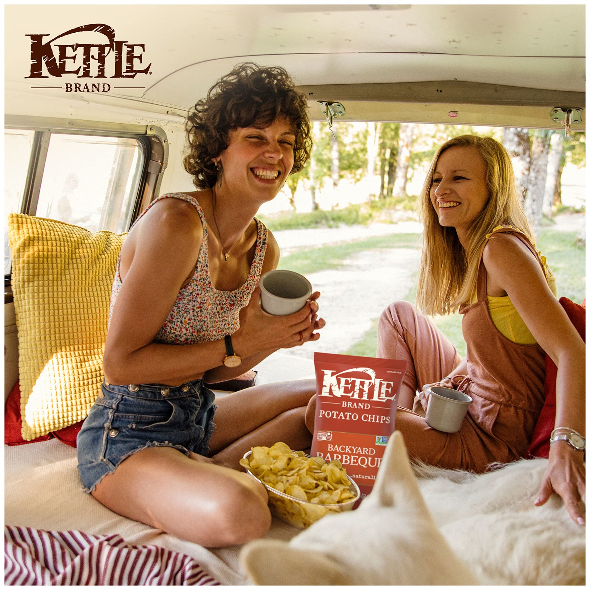 Kettle Brand Potato Chips Sea Salt Kettle Chips, 13 Oz – Better-for-You Snack for Movie Night Wind-Down