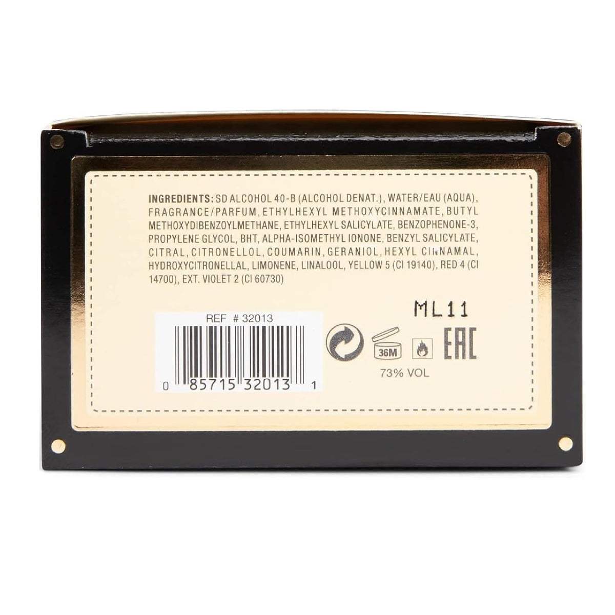 key ingredients include premium florentine orris and cashmere wood for a luxe feel