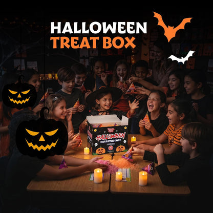 Kid-Friendly Strawberry and Orange Pop Rocks Halloween Candy – Bulk 120-Pack Goodie Bag Stuffers for Trick-or-Treat Night