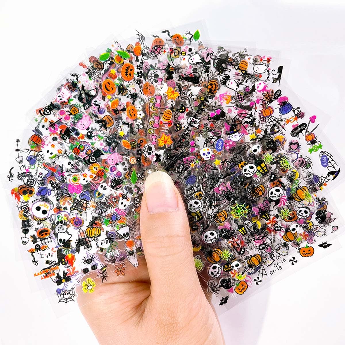 Kids Halloween Nail Decals for Girls – 60+ Safe Peel-and-Stick Designs for Pre-Trick-or-Treat Grooming