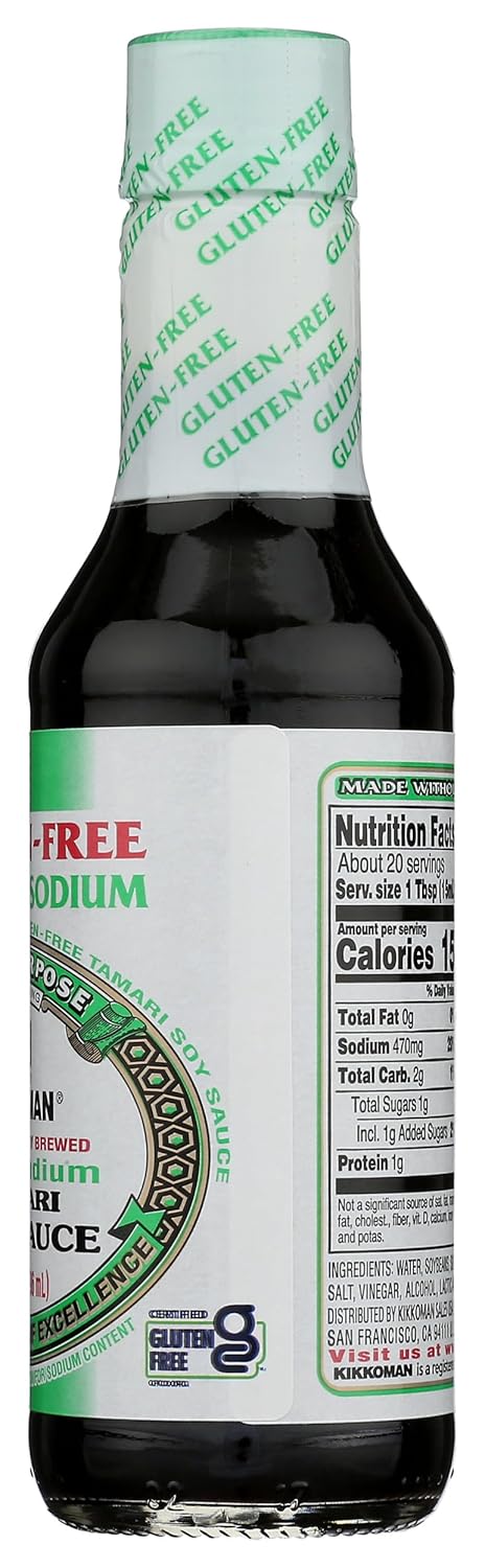 Kikkoman Tamari Gluten Free Soy Sauce – Mindful Home Cooking Essential for Clean-Label Weeknight Meals