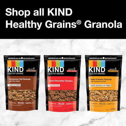 KIND Healthy Grains Clusters – Gluten Free Desk Drawer Snack for Stress Free Workdays and Balanced Nutrition Habits