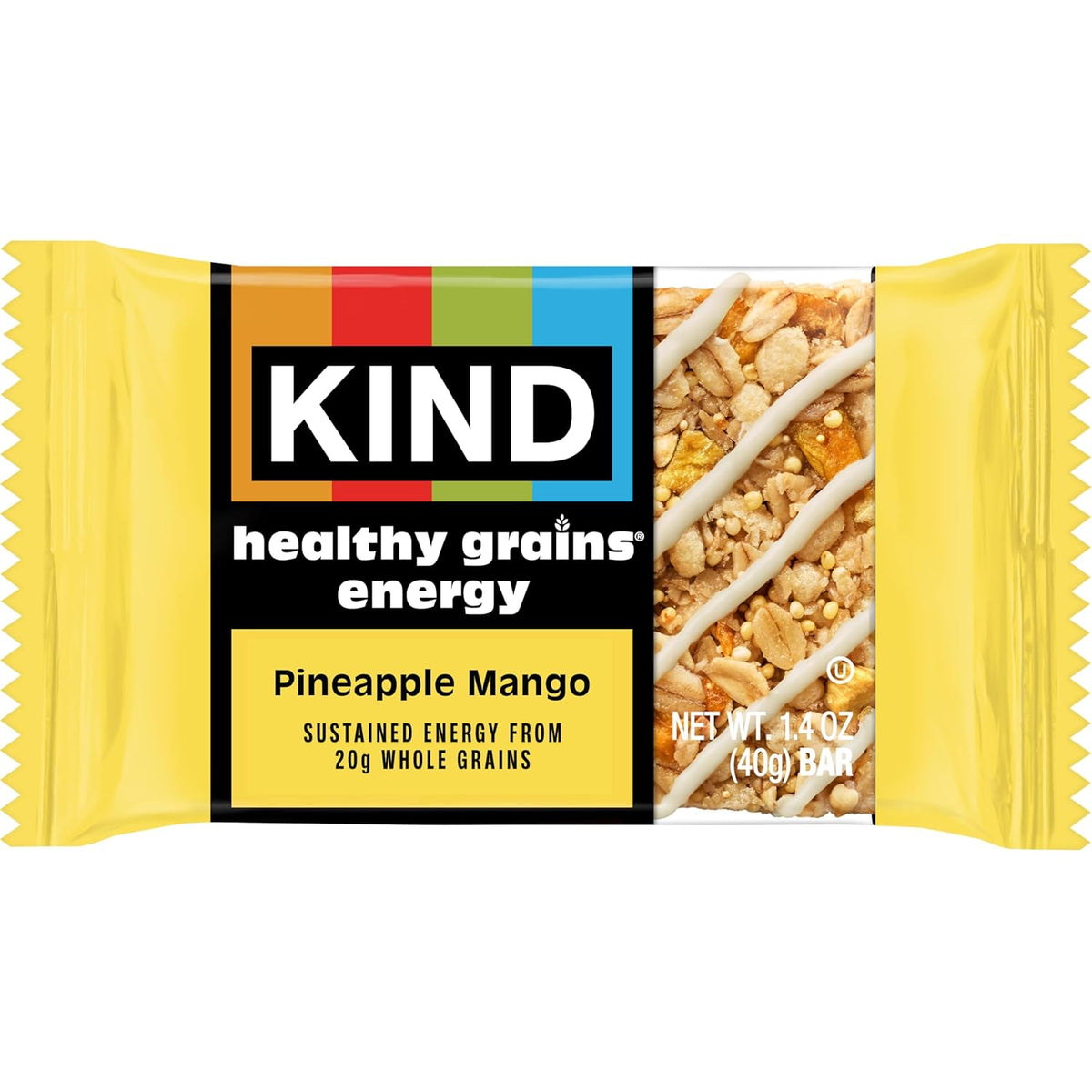 KIND Healthy Grains Energy Bars – Wholesome Office Snack for Holistic Wellness Habits, Gluten Free with Real Fruit