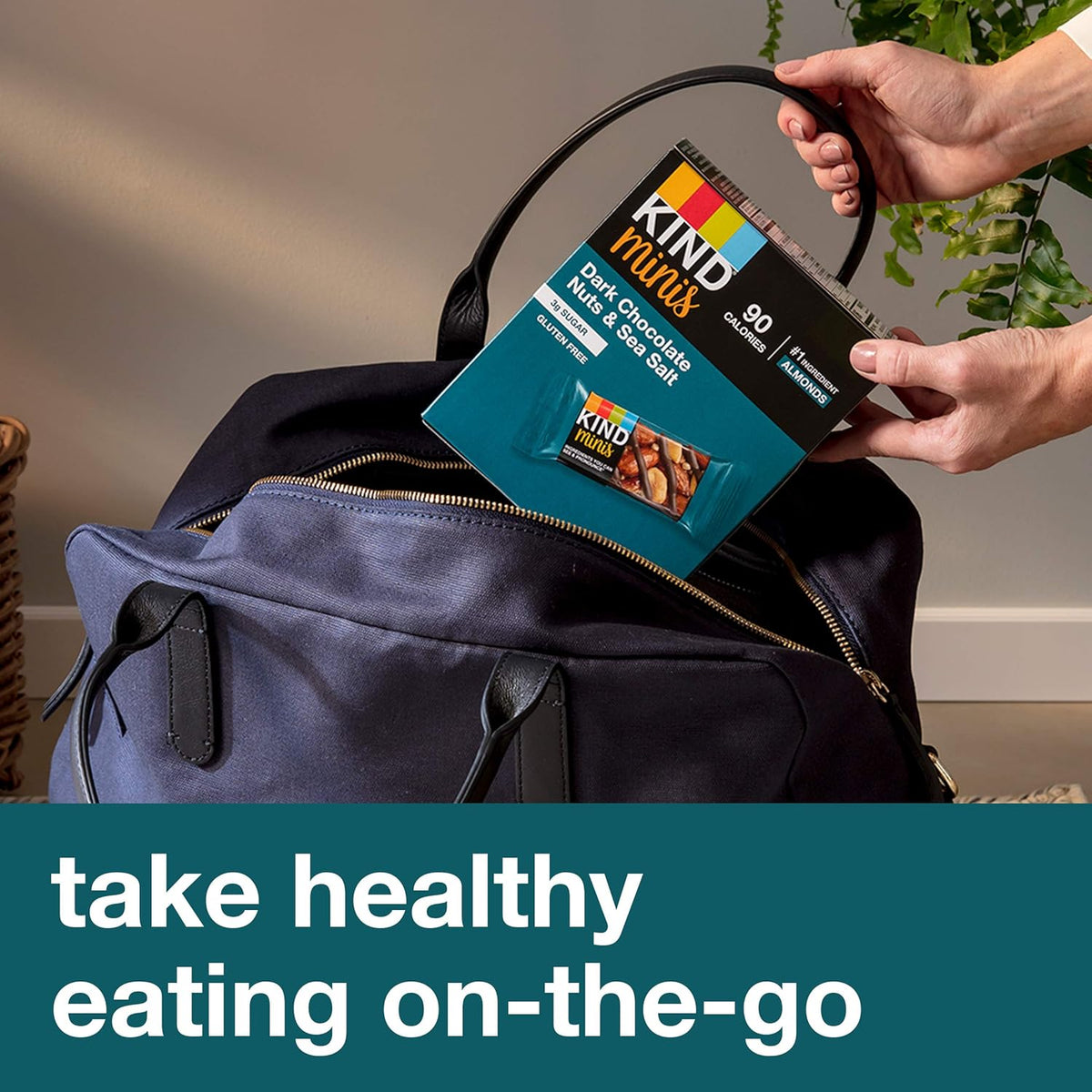 KIND Minis Dark Chocolate Cherry Cashew – 90 Calorie Low Sugar Treat for Weight Management Goals
