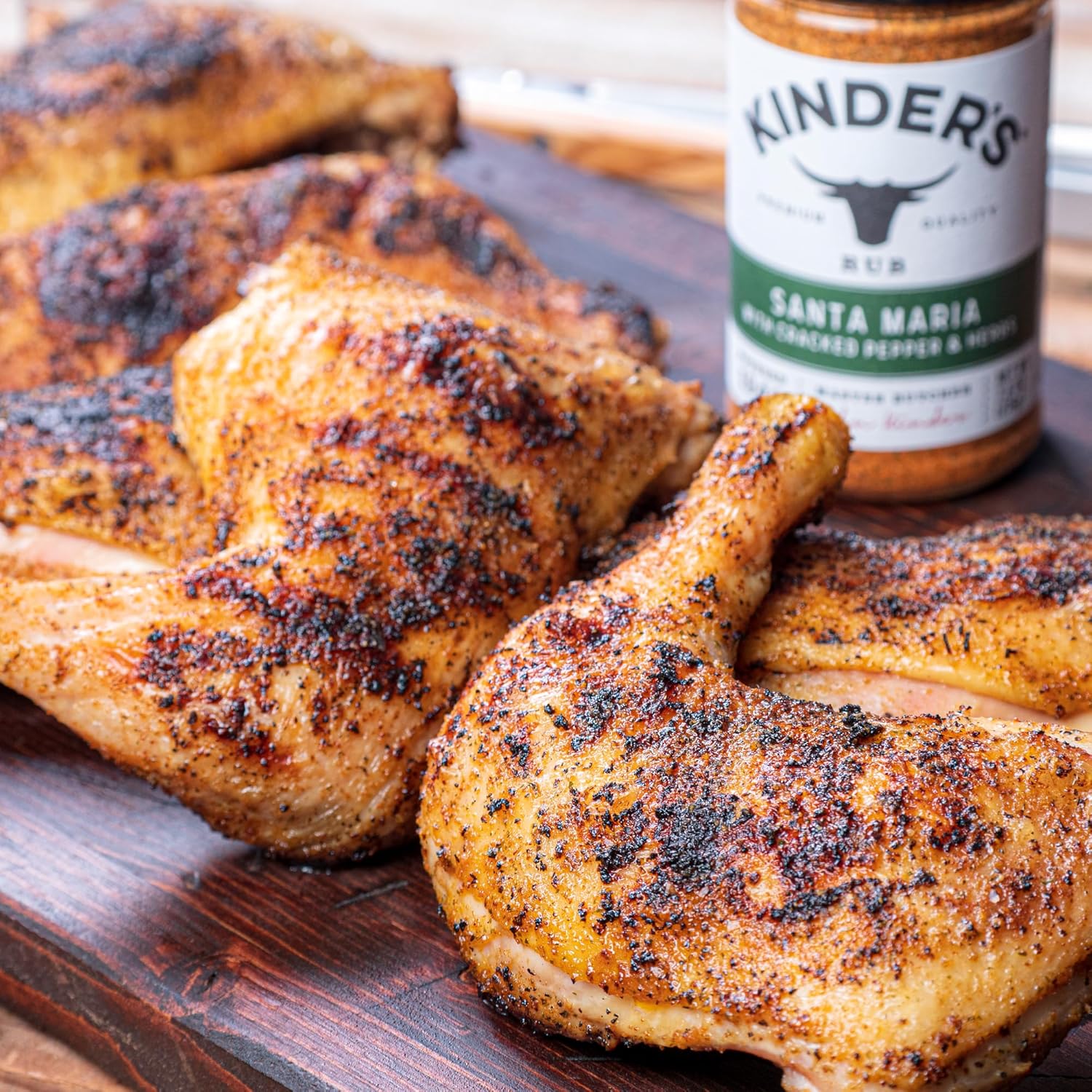 Kinder's Organic Santa Maria Rub – Clean-Label Seasoning for Health-Conscious Home Cooking