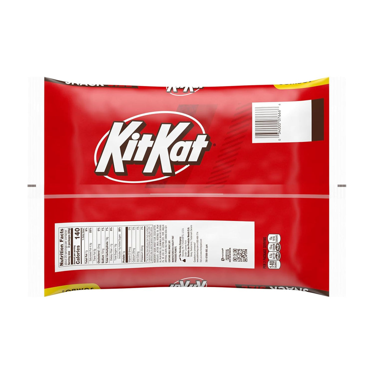KIT KAT Milk Chocolate Wafer Snack Size – Office Break Room Candy Bowl Refill, Bulk Pouch