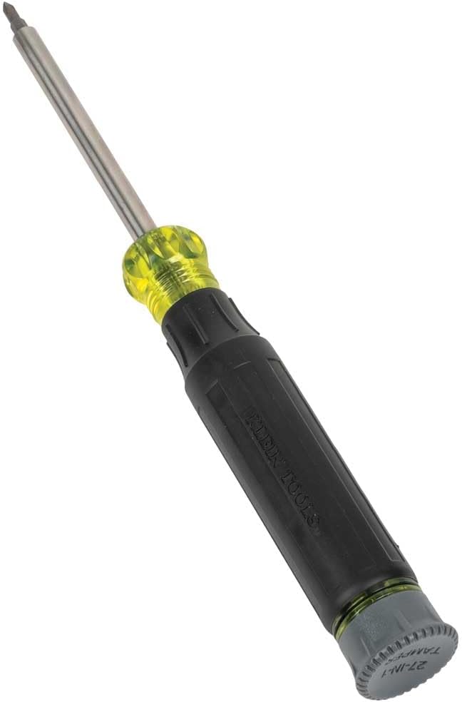 Klein Tools 32327 Precision Screwdriver Set 27-in-1 One-Tool Replacement for Cluttered Precision Driver Cases