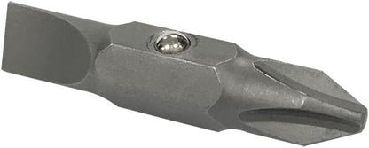 Klein Tools 32483 Replacement Bit Set Gift for Electricians, #2 Phillips and 1/4-Inch Slotted for 11-in-1 and 10-in-1 Drivers
