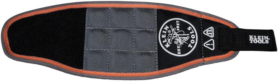 Klein Tools 55895 Magnetic Wristband – Reduce Overhead Dropped Hardware Risks on Ladders and Scaffolding