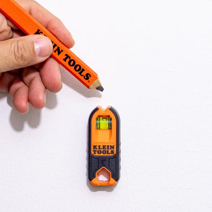 Klein Tools MSF100 Magnetic Stud Finder for Safe Wall Drilling, No-Battery Metal Locator Reduces Risk of Hitting Pipes and Wiring