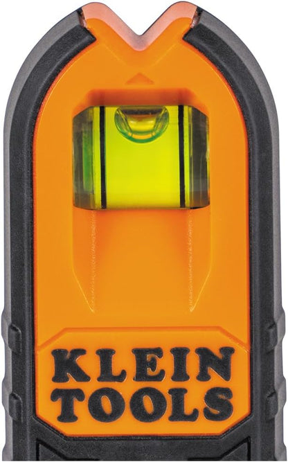 Klein Tools MSF100 Magnetic Stud Finder for Safe Wall Drilling, No-Battery Metal Locator Reduces Risk of Hitting Pipes and Wiring
