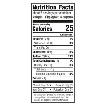 Knorr Alfredo Sauce Mix – Compact 1.6 oz Pouch for Clutter-Free Apartment Pantries