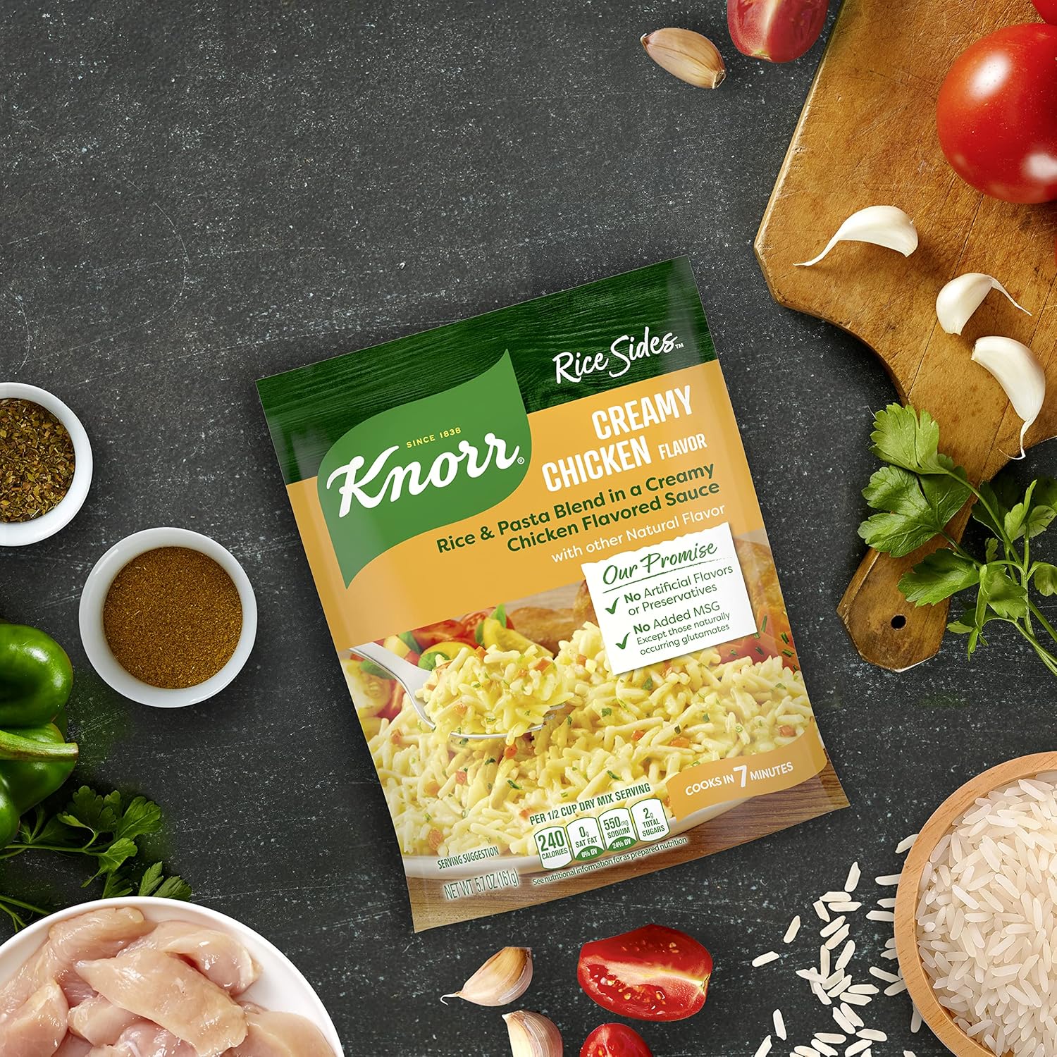 Knorr Creamy Chicken Rice Side – Clean-Label Comfort Dish for Mindful Weeknight Dinners