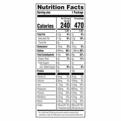 Knorr Pasta Sides Alfredo Fettuccine – Clean-Label Pantry Side with No Artificial Preservatives