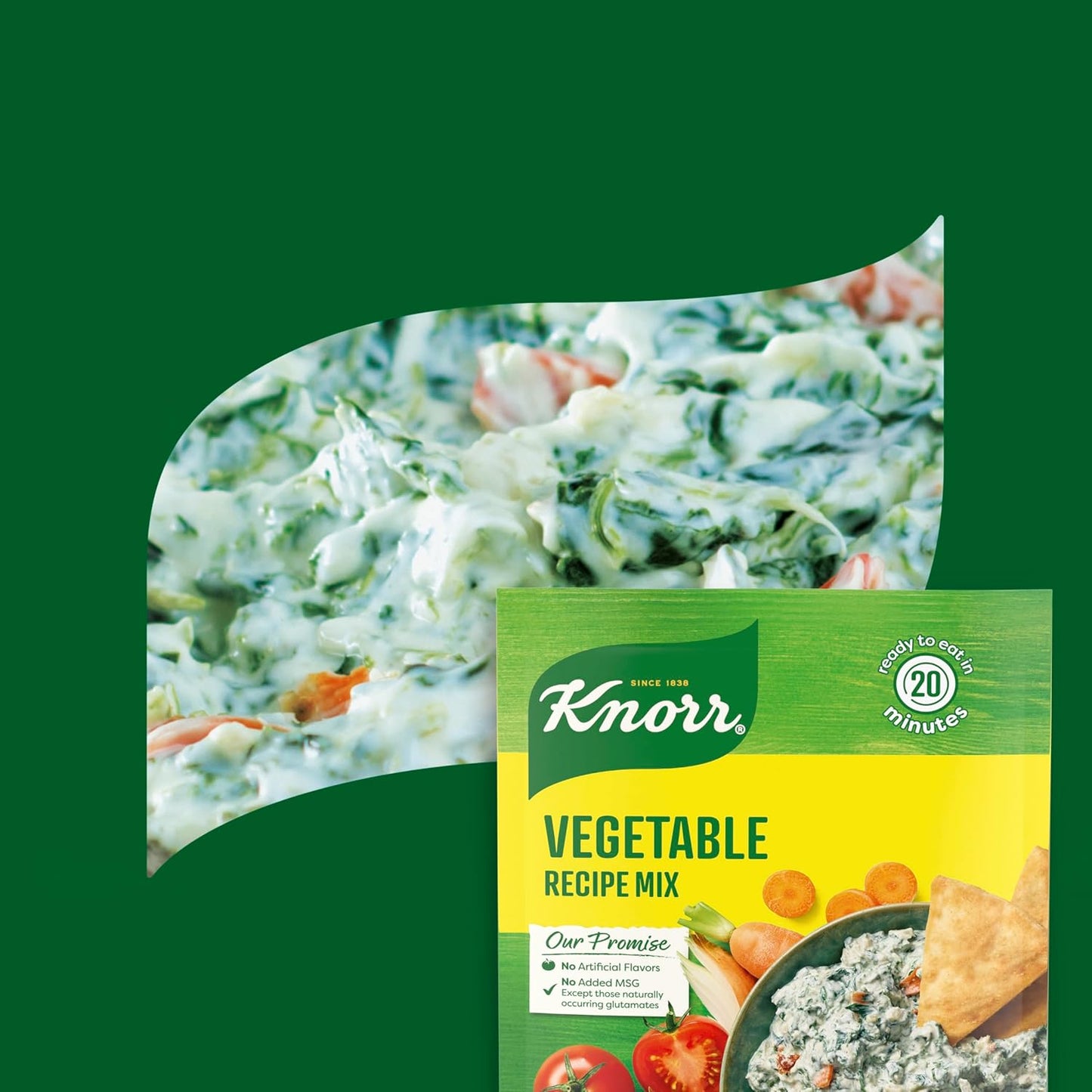 Knorr Vegetable Recipe Mix No Artificial Flavors for Kid-Friendly Family Dinners 1.4 oz