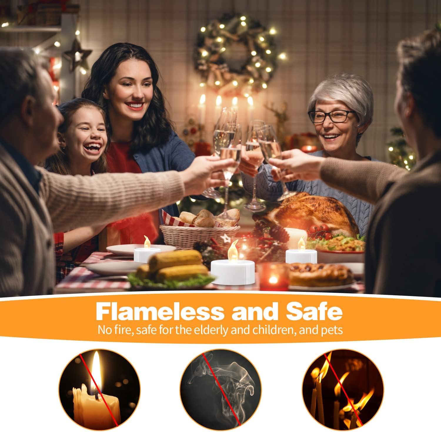 KOABY LED Tea Lights – Cozy Housewarming Gift for New Homeowners and Apartment Movers