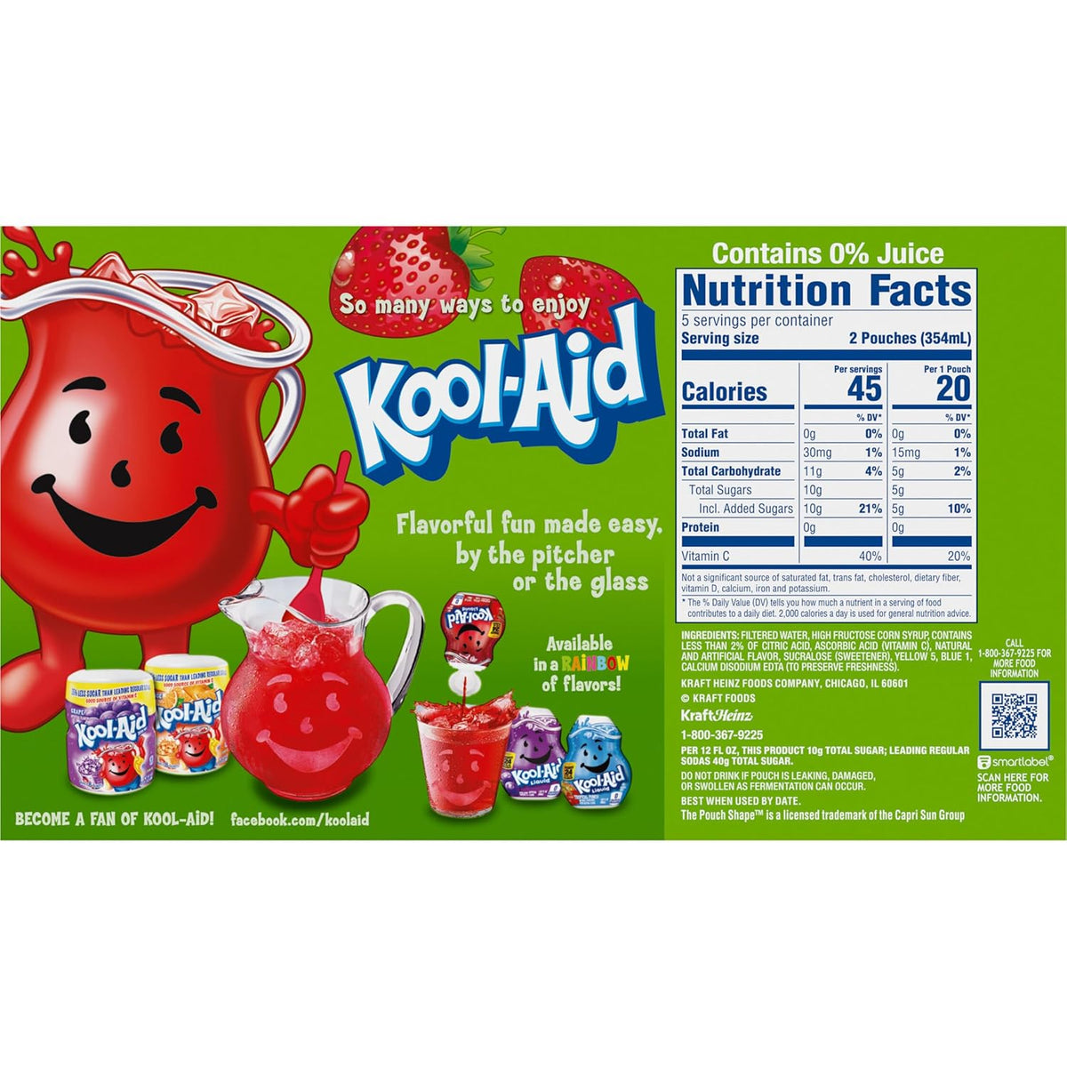 Kool-Aid Jammers Picnic and Park Drinks – Portable Pouches for Family Outings and Sports Practice