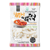 Unha's Korean Garaetteok Rice Cake Sticks – 21.16 oz Family-Friendly Tteokbokki for Kids' Lunch Prep
