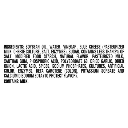 Kraft Chunky Blue Cheese Dressing – Family Table Salad Topper for Weeknight Dinners and Lunchbox Sides