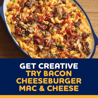 Kraft Deluxe Original Mac & Cheese – Clean-Label Pantry Staple with No Artificial Flavors, 3 Pack