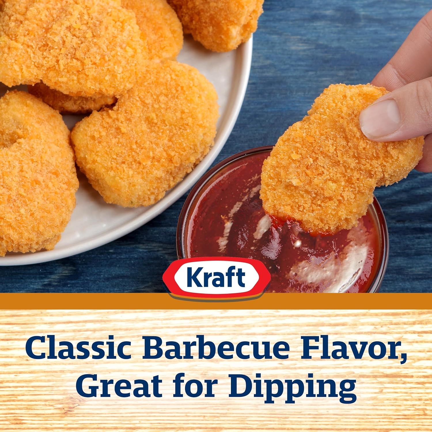 Kraft Hint of Honey Slow-Simmered Barbecue BBQ Sauce 18 oz – Housewarming Gift for Grilling Hosts and New Homeowners