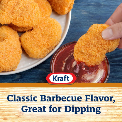Kraft Hint of Honey Slow-Simmered Barbecue BBQ Sauce 18 oz – Housewarming Gift for Grilling Hosts and New Homeowners
