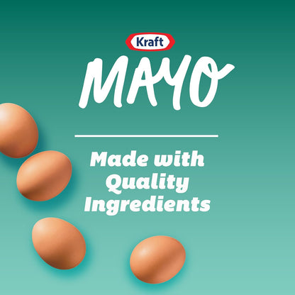 Kraft Real Mayo Creamy & Smooth Mayonnaise for Housewarming Gift Baskets and Practical Hostess Gifting, 30 fl oz Jar