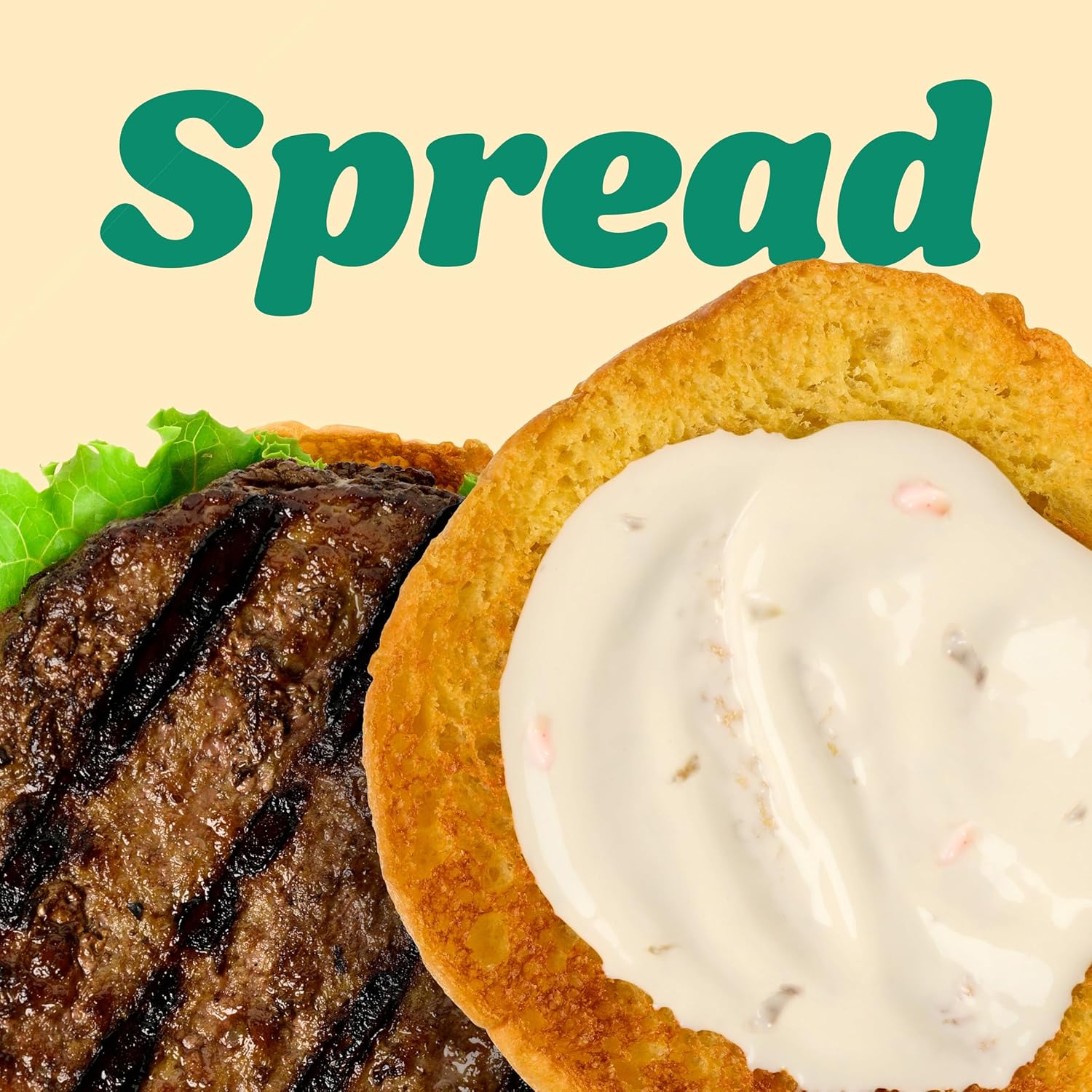 Kraft Sandwich Spread – Portable Picnic Spread for Backyard Burgers and Hot Dogs, 15 fl oz