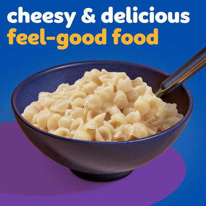 Kraft White Cheddar Mac & Cheese Shells – Simple Pantry Staple for Clutter-Free Kitchens, 7.3 oz