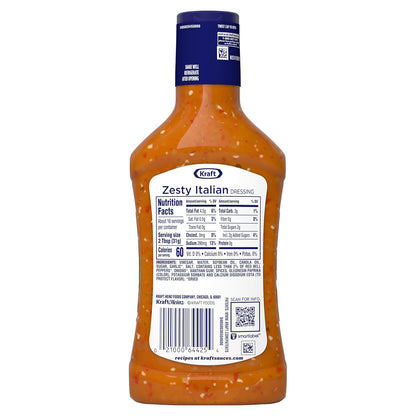 Kraft Zesty Italian Dressing – Quick Weeknight Stir Fry Sauce for Busy Home Cooks