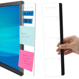 Acedot Clear Sticky Note Side Strip Simple Adhesive Organizer for Minimalist Office