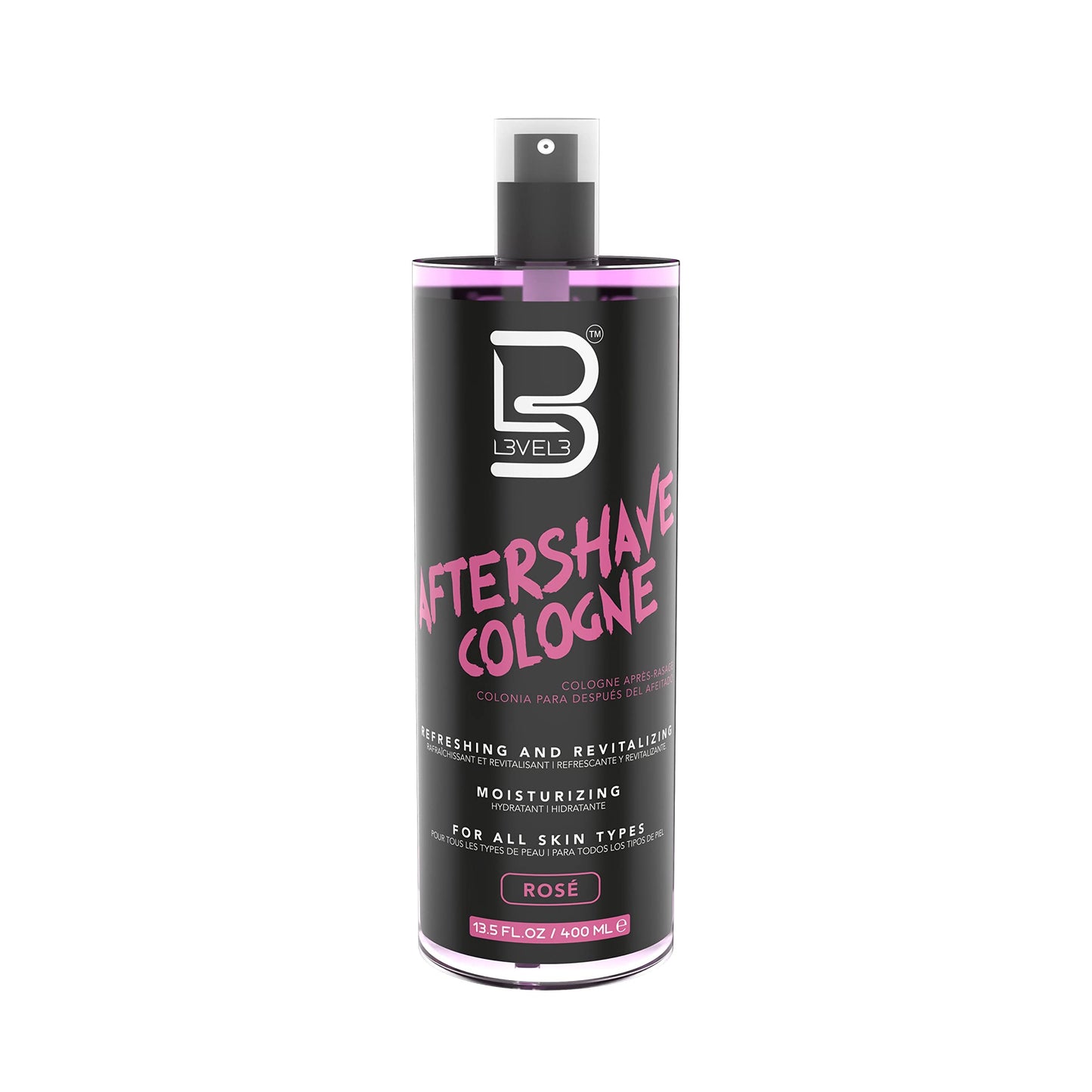 L3 Level 3 After Shave Spray Cologne - Softens Skin - Refreshes and Relieves Face and Skin - Moisturizing Formula Level Three After Shaving