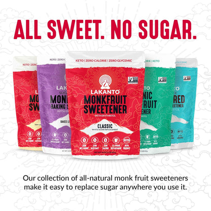Lakanto Monk Fruit Classic Sweetener – 1:1 Cup-for-Cup Sugar Substitute for Health-Conscious Daily Wellbeing Rituals