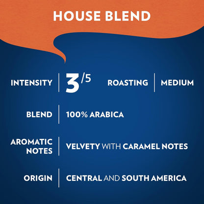 Lavazza House Blend Perfetto Whole Bean Coffee 12oz – Premium Italian Coffee for Elevated Home Bars, Crafted Arabica Medium Roast