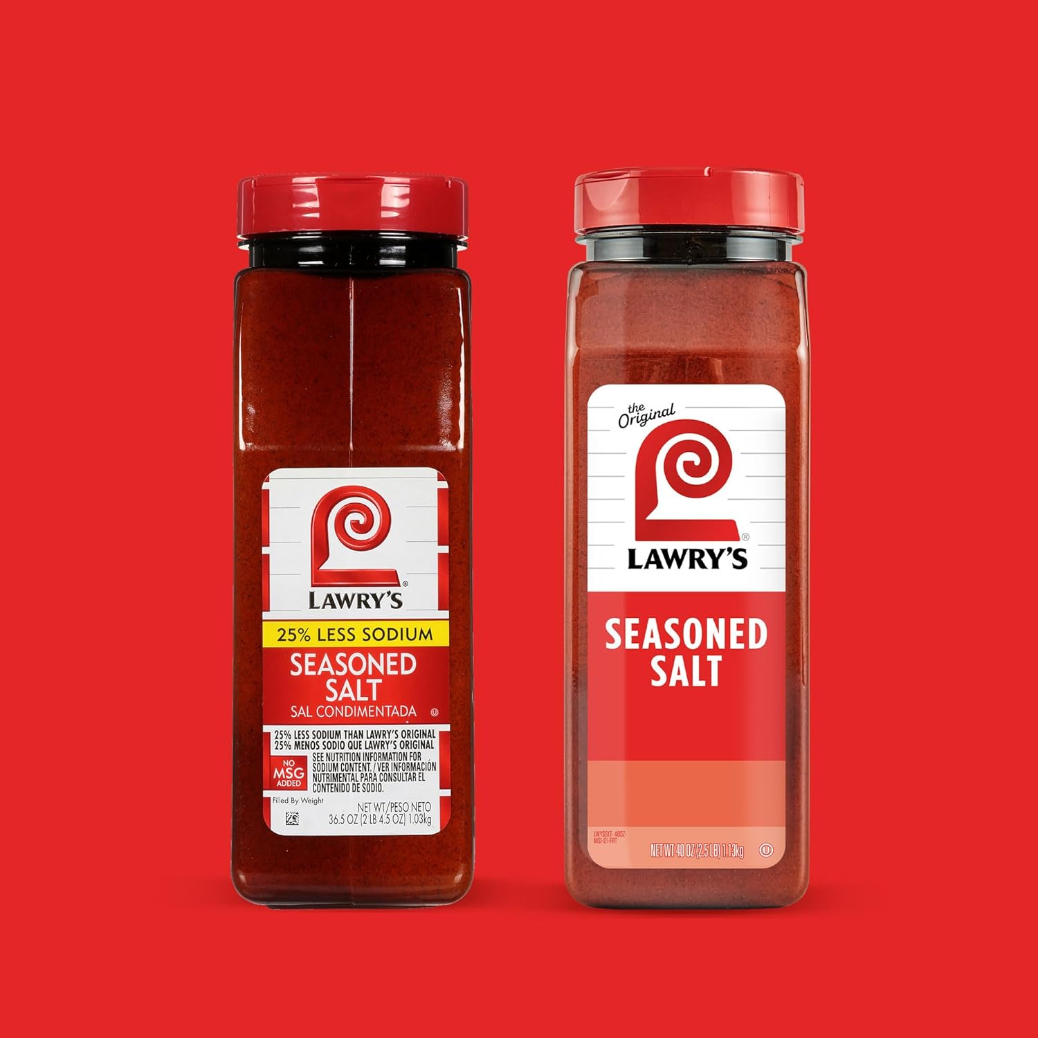 Lawry's 25% Less Sodium Seasoned Salt – Bulk Seasoning for Catering Kitchens, Prep Lines and Banquet Stations