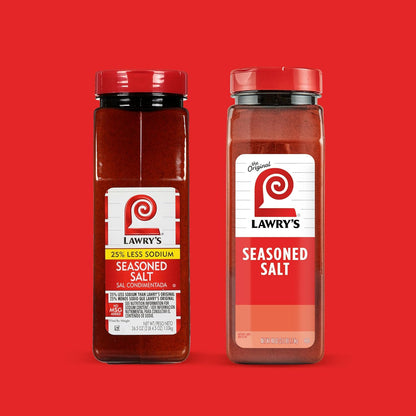 Lawry's 25% Less Sodium Seasoned Salt – Bulk Seasoning for Catering Kitchens, Prep Lines and Banquet Stations