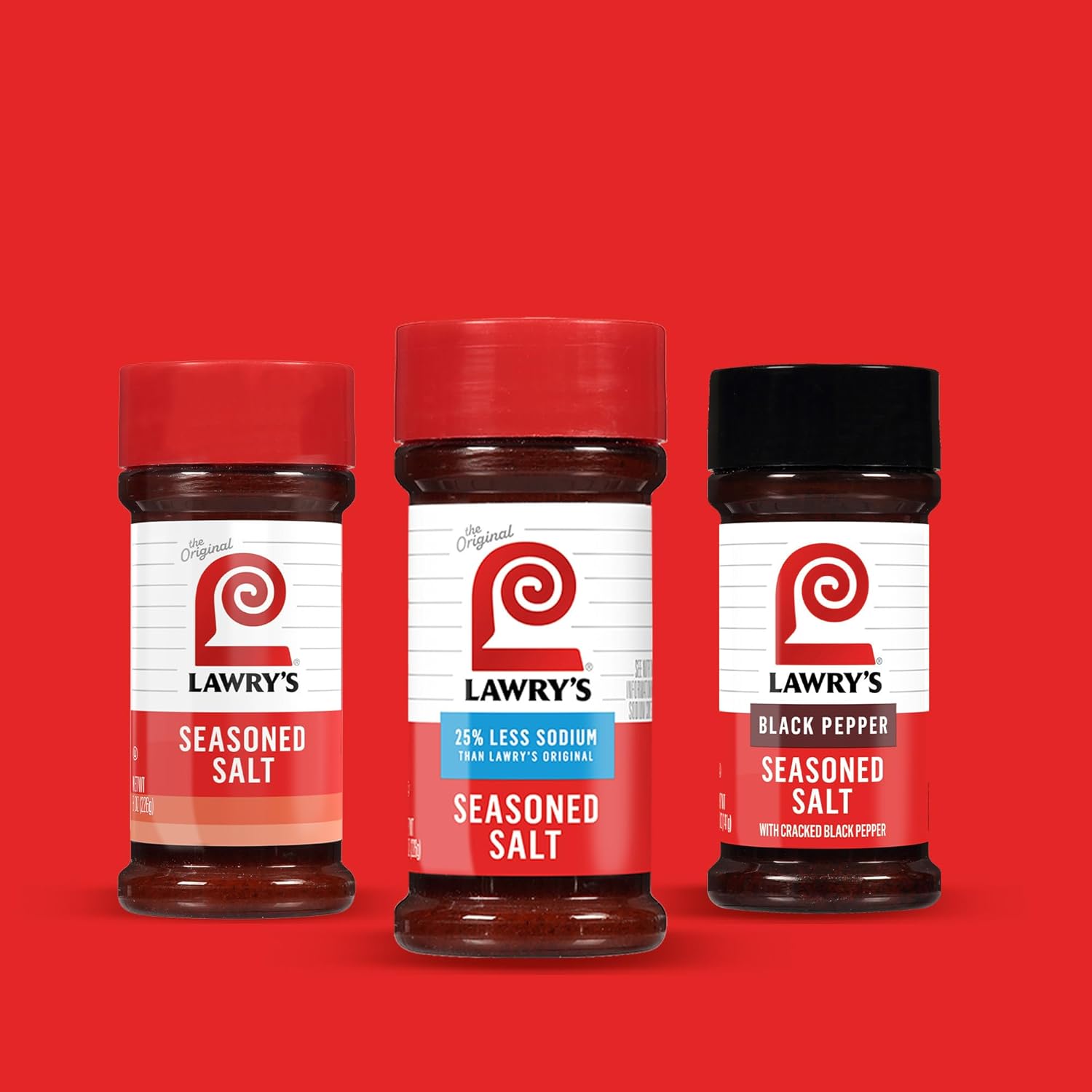 Lawry's 25% Less Sodium Seasoned Salt – Wellness Kitchen Seasoning for Sodium-Conscious Meal Prep