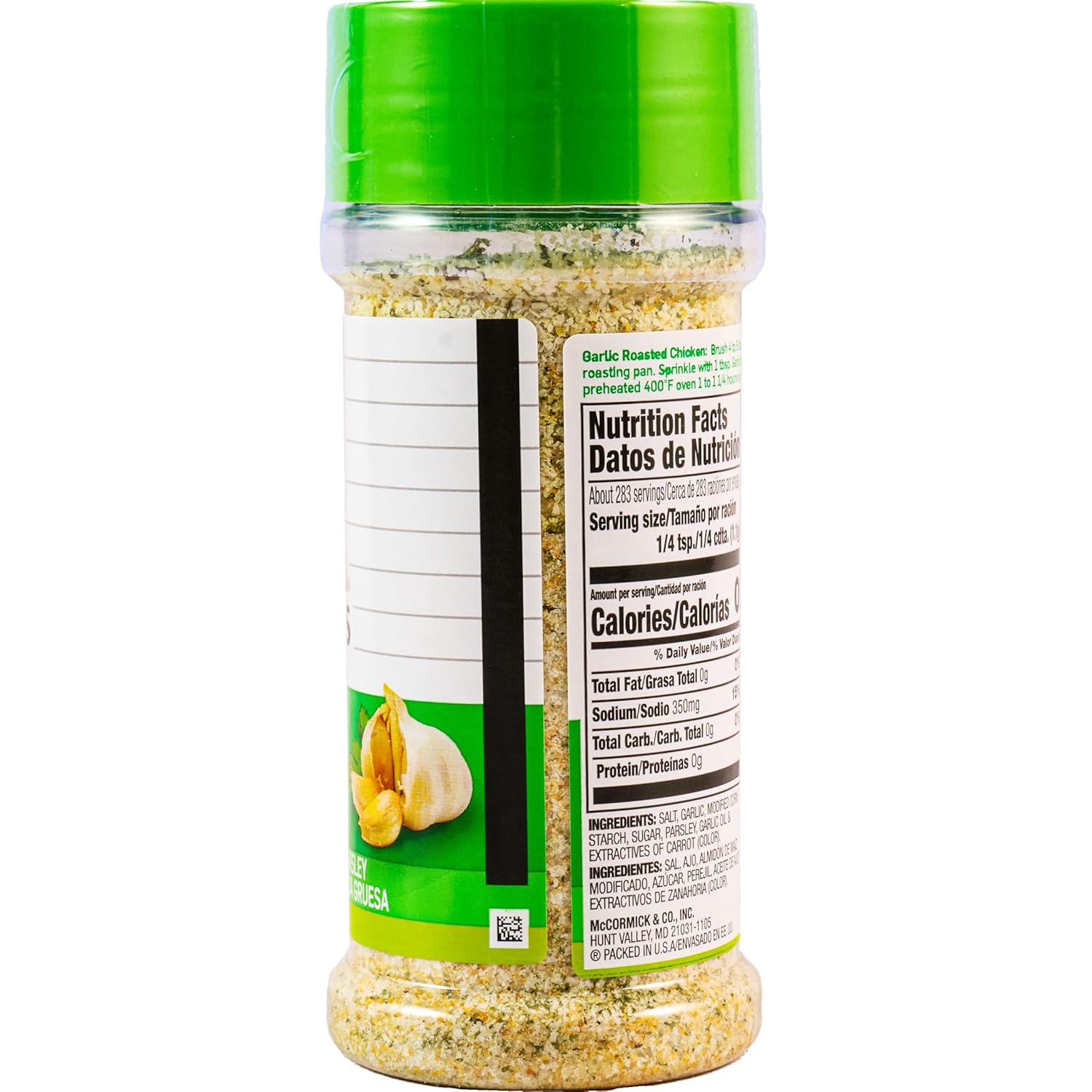 Lawry's Garlic Salt – Safe Pantry Staple for Busy Family Dinners, Kosher Certified Blend for Chicken & Fries, 11 oz
