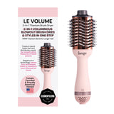 L'ANGE HAIR Le Volume Titanium Blow Dryer Brush – Thoughtful Birthday Gift for Her, One-Step Volumizing Hot Air Styler